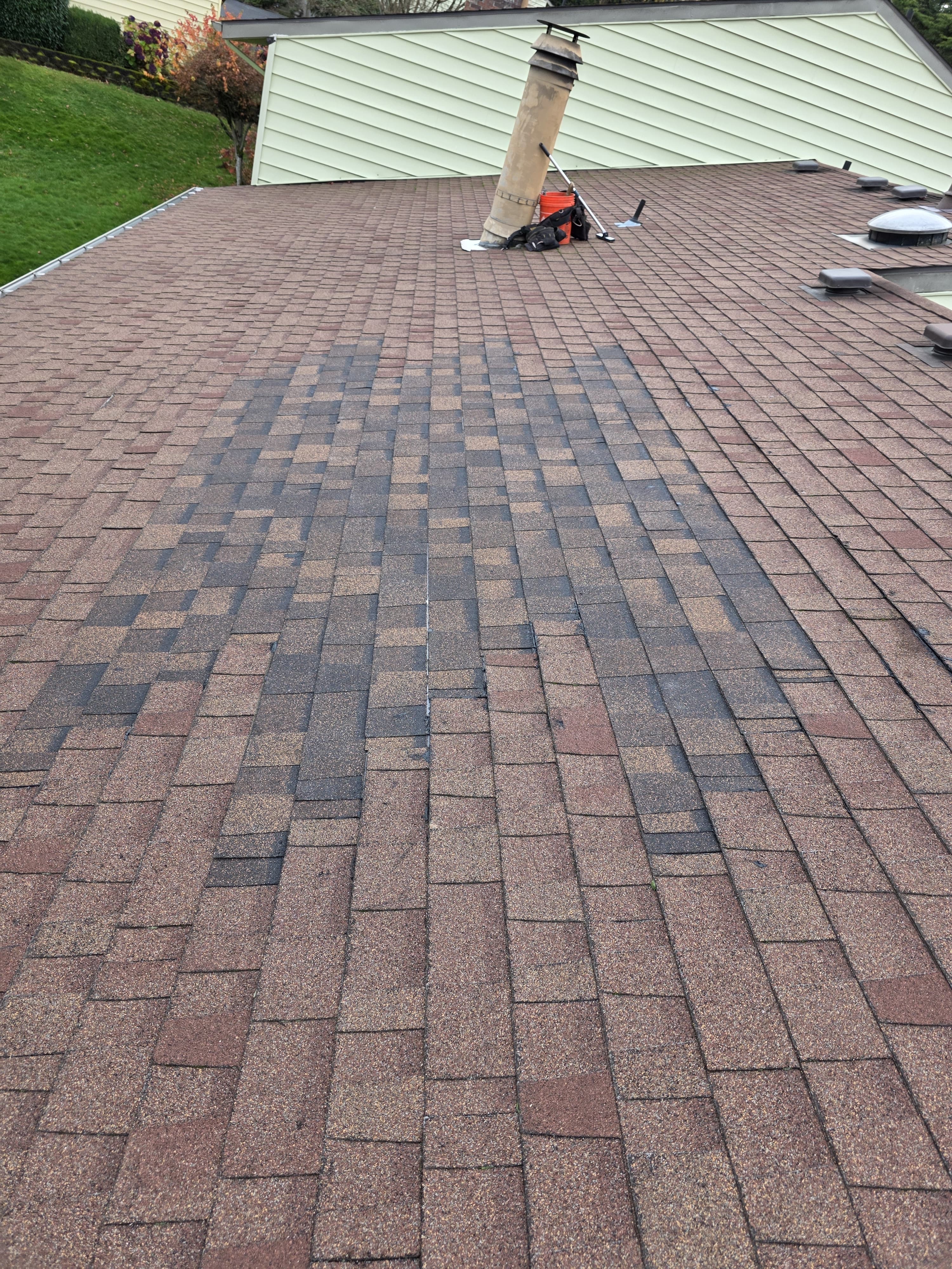 After: Storm damage roof fully repaired